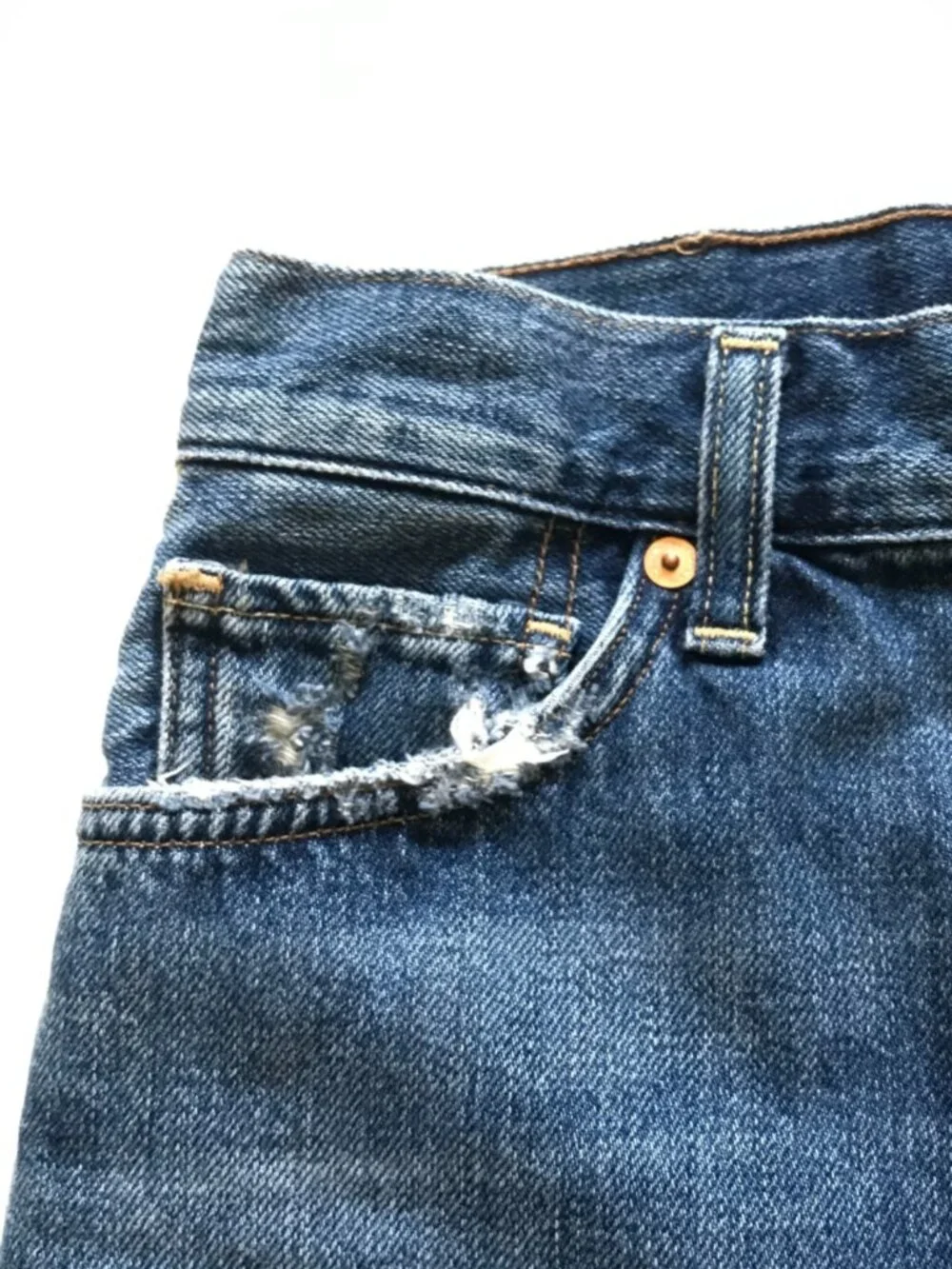 Citizens of Humanity Kristen Cut Off Denim Jean Shorts Womens 25 Blue Vintage
